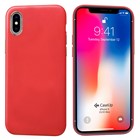 Apple iPhone X CaseUp Leather Woven Kılıf Kırmızı